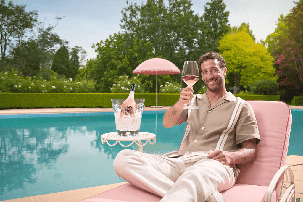 Daniel Ricciardo launches DR3 Enchanté Rosé under St Hugo