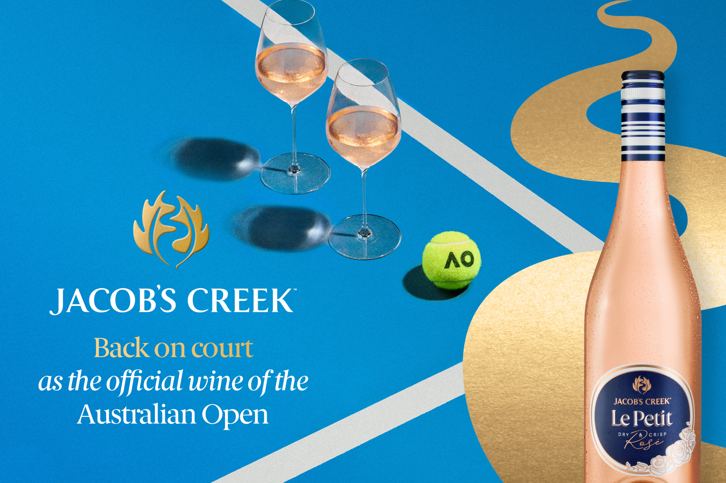 Jacob’s Creek returns to the Australian Open as Official Wine Partner